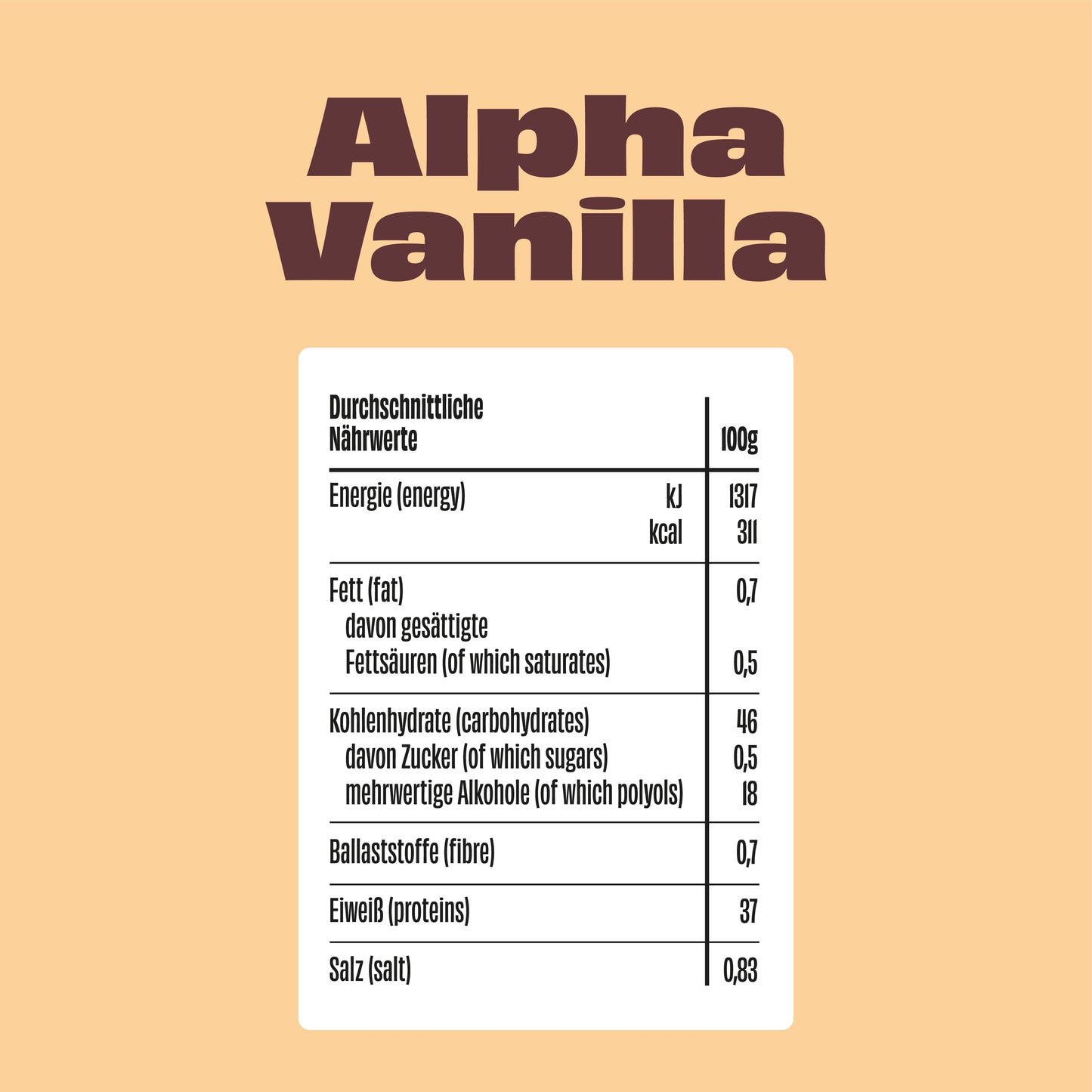 2er Bundle: Alpha Vanilla & Alpha Vanilla